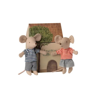 Maileg LouiMax and Stella Mice