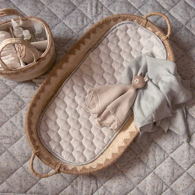 Maize Changing Basket & Cotton Liner - Nature Trail