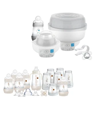MAM Baby 6-in-1 Electric Steriliser & Large Bottle Starter Bundle