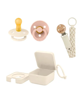 Mam BIBS Dummies Bundle Size 1 (3 Pieces) – Blush/Ivory/Ivory - Ivory Blush