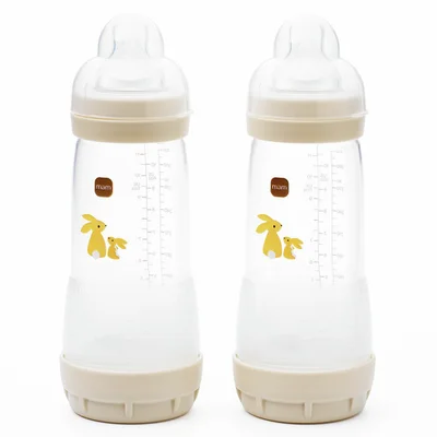 MAM Easy Start Bottle Anti-Colic Bottle 2+ Months 2 x 260 ml - White