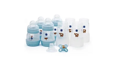 MAM Easy Start Anti-Colic Small Baby Bottle Set - Blue