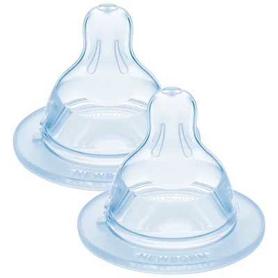 MAM Extra Slow Flow Size 0 Baby Bottle Teats 2 Pack