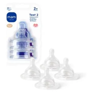 MAM Medium Flow Size 2 Teats – 2pk