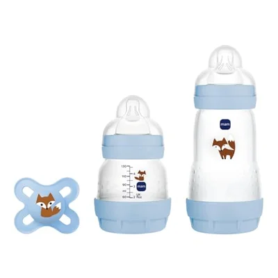 MAM Newborn Baby Gift Set - blue / 3 Piece Set