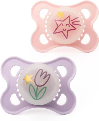 B0cmv7wbh6 - Pink 2 / 2 Pack / Soothers
