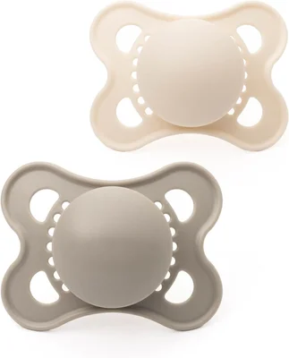 B0cmv7t394 - Plain Cream / 2 Pack / Soothers