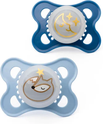 B0cmv6qm29 - Blue 2 / 2 Pack / Soothers