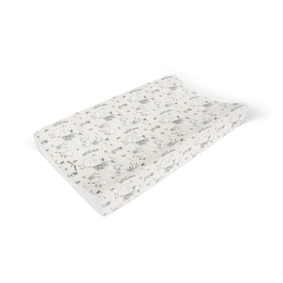 Anti Roll Wedge Changing Mat - Giraffe Print - Goose & The Ladybird
