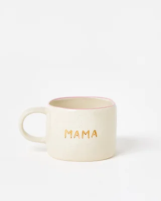 Mama Wave Rim Ceramic Mug