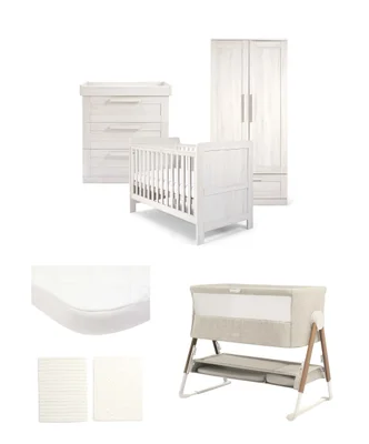 Atlas Nursery Bundle with Lua Bedside Crib