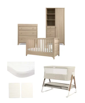 Barton Nursery Bundle with Lua Bedside Crib