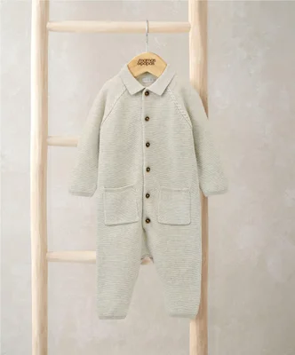Collared Knit Romper