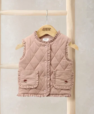 Cord Quilted Gilet