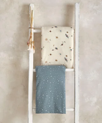 Cotbed Fitted Sheets - Space