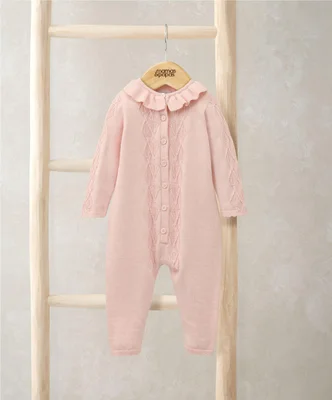 Diamond Stitch Knitted Romper