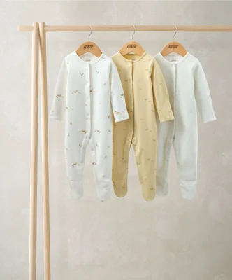 Duckling Sleepsuits (Pack of 3)