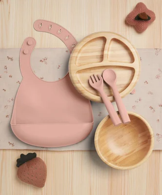 First Mealtime Bamboo Set - Kiwi