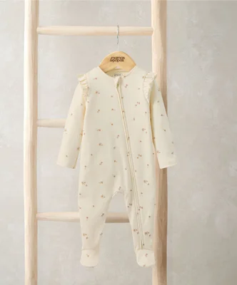 Floral Zip Sleepsuit