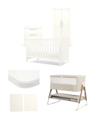 Hampden Nursery Bundle with Lua Bedside Crib