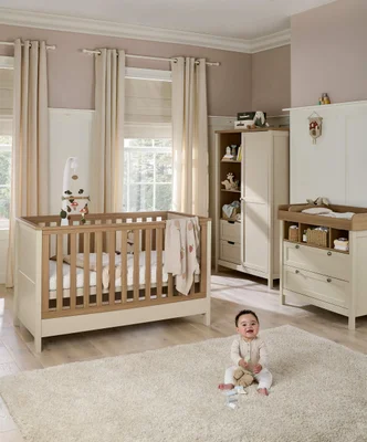 Harwell 3-teilige Baby-Kinderbett-Kollektion