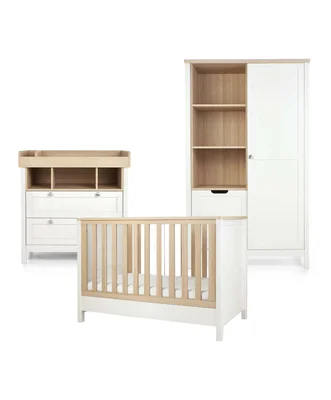 Harwell 3-teiliges Gitterbett-Set mit Kommode und Kleiderschrank