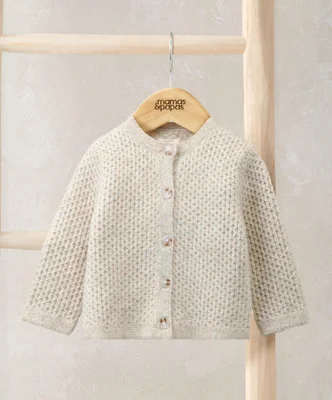 Knitted Cardigan with Button Fastening