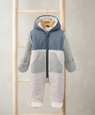 Lightweight Pramsuit - Blue / 0-3 Months