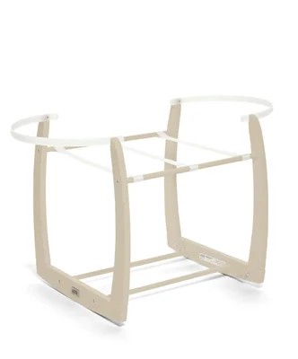 Rocking Moses Basket Stand - Cashmere - Cashmere / Rocking