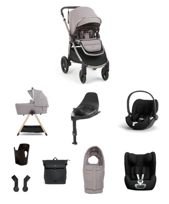 Ocarro 2 Pushchair Baby to Toddler Travel Bundle with Maxi-Cosi Pebble 360 Pro2 & Pearl 360 Pro (10 Pieces) – Moonstone Grey - Moonstone Grey