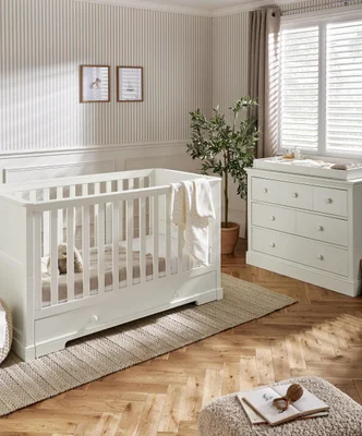 Oxford 2 Piece Nursery Furniture Set with Cotbed and Dresser