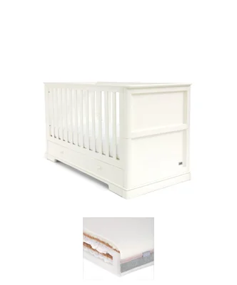 Oxford Cotbed & Luxury Hybrid Twin Mattress Bundle