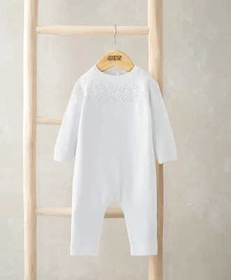 Pointelle Knitted Romper