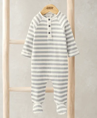 Ribbed Striped All In One