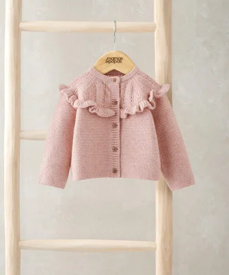 Soft Pink Knitted Cardigan