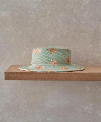 Star Fish All Over Print Bucket Hat - 3-6 Months