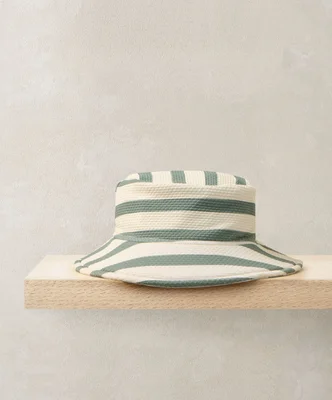 Stripe Bucket Swim Hat
