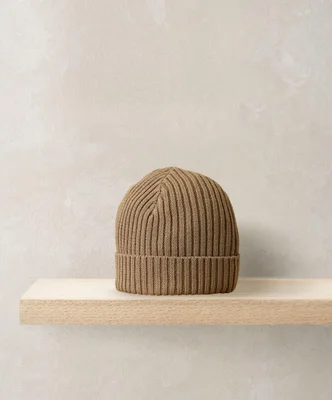 Stripe Knit Beanie Hat