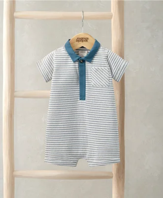 Stripe Polo Romper