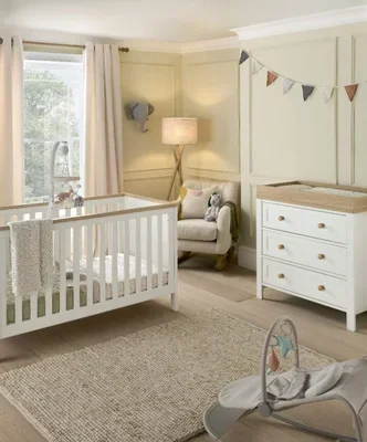 Wedmore 2 Piece Cotbed Set With Dresser Changer - Cashmere