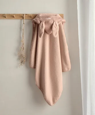 Welcome To The World Wildflower Hooded Towel