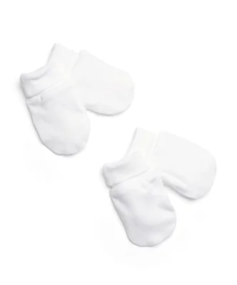 White Scratch Mitts - 2 Pack - 1-Size - White