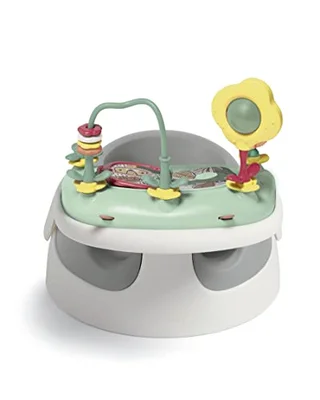 Mamas & Papas Baby Snug Seat and Activity Tray with Adjustable Features, Supportive, Stable and Easy Clean Design, Pebble Grey