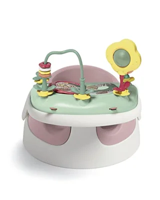 Mamas & Papas Baby Snug Seat and Activity Tray with Adjustable Features, Supportive, Stable and Easy Clean Design, Pebble Grey