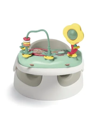 Mamas & Papas Baby Snug Seat and Activity Tray with Adjustable Features, Supportive, Stable and Easy Clean Design, Pebble Grey - Clay / 1 Count (Pack of 1)