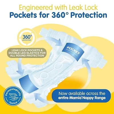 Mamia Size 1 Nappies Newborn — image 7