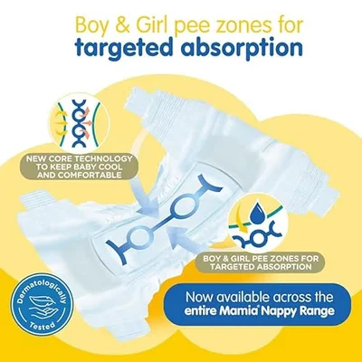 Mamia Size 1 Nappies Newborn — image 8