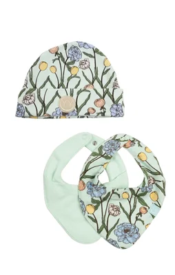 Matching Beanie & Baby bibs