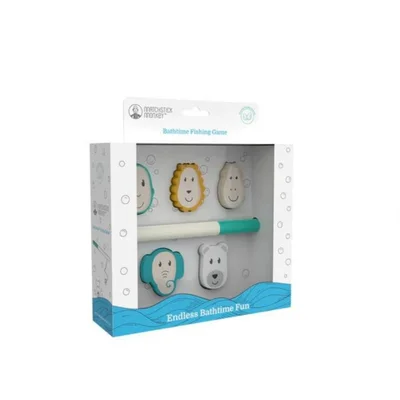 Matchstick Monkey Bathtime Fishing Game - White - Various