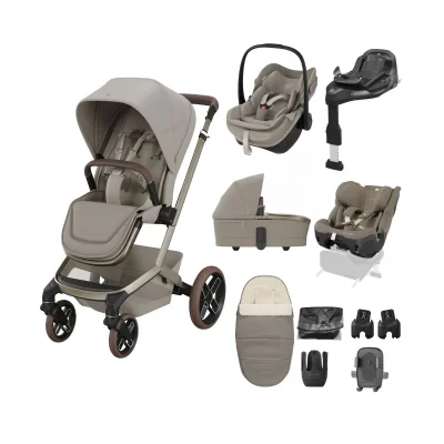 Maxi Cosi Fame 10 Piece Premium Family Travel System - Sapphire Sand
